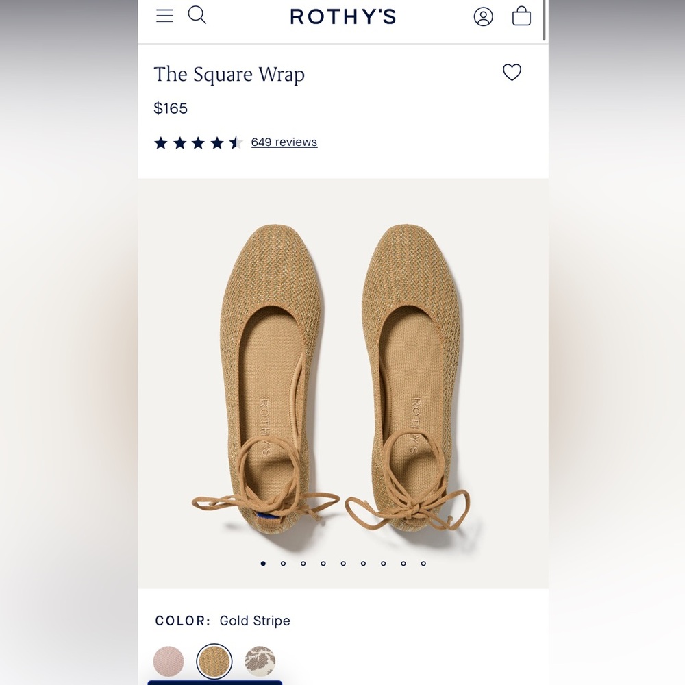 Rothy's Gold Women's Shoes